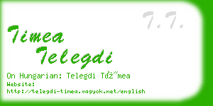 timea telegdi business card